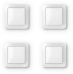 Bosch Smart Home Wandschalter-Set (4 St&uuml;ck) f&uuml;r smarte Aktoren