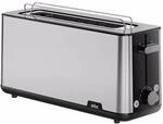 Braun HT1610 PurShine Langschlitz-Toaster schwarz