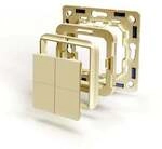 Shelly BLU Wall Switch 4 Adapter Busch-Jaeger