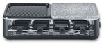 Severin RG 2366 Raclette-Grill Halb Platte / Halb Stein 1.300W schwarz