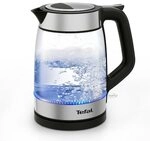 Tefal KI6058 Morning 1,7 L Glas-Wasserkocher schwarz