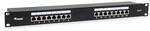 EQUIP 326417 Cat.6 Geschirmtes Patch Panel, Schwarz