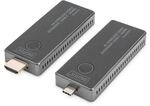 DIGITUS USB-C&trade; - HDMI&reg; Video Extender 4K 30m