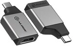 ALOGIC Ultra MINI USB-C (m&auml;nnlich) auf HDMI (weiblich) Adapter grau