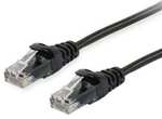 Equip 60305507101 Patchkabel, Cat.6A, U/UTP, 5m, Schwarz