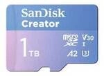 SANDISK Creator microSD-Karte 1TB UHS-I-Speicherkarte bis 190 MB/s
