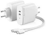 ALOGIC 2X63 Rapid Power 63 W GaN-Ladeger&auml;t inklusive 100 W USB-C-Ladekabel 2m