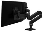 Ergotron 45-684-292 LX PRO Dual Direct Monitor Arm Tischhalterung schwarz