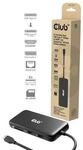 Club 3D 8-1 Tragbare USB Type-C&reg; Dock 10 Gbit/s auf HDMI&trade; und DisplayPort&trade;