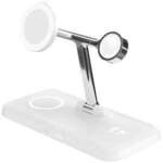 Hyper HyperJuice Next Qi2 4-in-1 Magnetische Ladestation Wei&szlig;