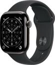 Apple Watch Series 11 GPS + Cellular 42mm Slate Titanium Geh&auml;use mit Sport Band