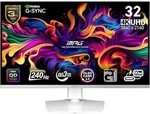 MSI MPG 321URXWDE QD-OLED 32 Zoll 4K (UHD) QD-OLED Panel 16:9 240 Hz Gaming Monitor