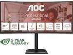AOC CU34E4CV 34 Zoll UWQHD VA Panel 21:9 120 Hz Curved Monitor