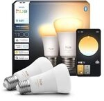 Philips Hue White E27 White Ambiance Doppelpack 1100lm 75W