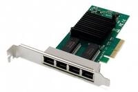 Digitus DN-10114 4-Port Gigabit Ethernet Netzwerkkarte, RJ45, PCI Express, ...