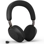 Jabra Evolve3 75 MS Schwarz Kabelloses Bluetooth-Headset inkl. USB-C Dongle, ANC