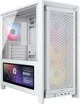 CORSAIR Frame 4000D LCD RS ARGB Wei&szlig; Midi Tower ATX Gaming Geh&auml;use
