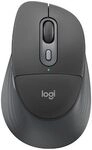 Logitech Signature Comfort Plus M850 L Grafit, kabellose Bluetooth-Maus mit