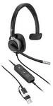 HP | Poly Mission 615 Mono-Headset USB-C/A, kabelgebunden,