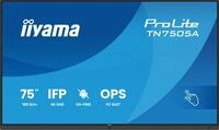 iiyama ProLite TN7505A-B1AG 189,2cm (74.5") 4K UHD Touch Monitor DP/HDMI/USB-C