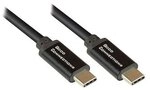 Good Connections USB2.0 Kabel 1m USB-C St./St. SmartFLEX PD schwarz