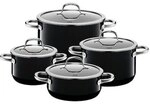 Silit Silargan&reg; Passion Topf-Set 4-teilig Black