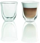 DeLonghi DLSC 311 Cappuccinoglas Thermoglas 2er Set