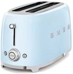 SMEG TSF02PBEU 50s Style 4 Scheiben Langschlitz Toaster Pastellblau