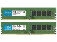 Crucial Technology 8GB (2x4GB) Crucial DDR4-2400 CL17 UDIMM Single Rank RAM Speicher
