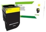 Lexmark 71B0040 CS/CX 317 Toner Gelb f&uuml;r ca. 2.300 Seiten