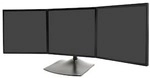 Ergotron DS100 Standfu&szlig; f&uuml;r drei Monitore horizontal angeordnet