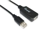 EQUIP 133310 Aktive USB 2.0 A auf A Verl&auml;ngerungskabel Stecker auf Buchse, 10m