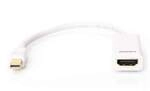DIGITUS DisplayPort Adapter/Konverter,mini DP-HDMI Typ A St/Bu, 0.15m