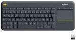 Logitech K400 Plus Kabellose Tastatur Schwarz