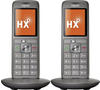 Gigaset CL660HX Duo 2x Universal Mobilteil DECT/-CAT-iq fähig schwarz/anthrazit
