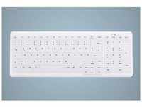 Cherry AK-C7000F-FU1-W/GE Kabellose Tastatur Weiß (Wischdesinfektion)