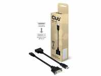 Club3D Club 3D HDMI Adapterkabel HDMI zu DVI-D passiv St./Bu. schwarz CAC-HMDDFD