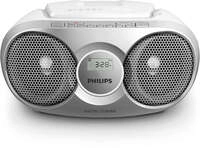 Philips AZ215R/12 CD-Radio Silber