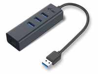i-tec USB-A HUB 3 port USB 3.0 + Gigabit Ethernet Adapter Metall U3METALG3HUB