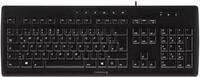 Cherry Stream Tastatur USB schwarz UK/US Layout mit Euro Symbol