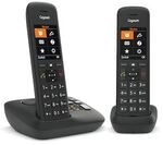 Gigaset C575A Duo Schnurlostelefon Schwarz