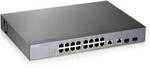 ZyXEL GS1350-18HP Gigabit Smart Switch, 16x RJ-45, 2x RJ-45/SFP, PoLRE/PoE+