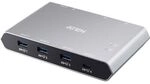 Aten US3342 2 x 4-Port USB 3.0 Sharing Switch Power Pass-Through/ File Sharing
