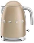 SMEG KLF03CHMEU 50s Style Wasserkocher Champagner-Matt