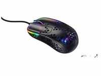 Cherry XTRFY MZ1 RGB Rail kabelgebundene Gaming Maus USB Schwarz