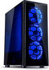 Inter-Tech CXC2 Midi Tower ATX Gaming Gehäuse Seitenfenster, blaue LED 88881292