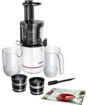 Bosch MESM500W Entsafter Slow Juicer wei&szlig;/schwarz