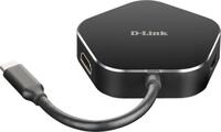 D-Link DUB-M420 4-In-1 USB-C Hub mit HDMI/USB-C Ladeanschluss