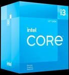 Intel Core&trade; i3-12100F 4-Kern CPU, Sockel 1700, Boxed (mit K&uuml;hler)
