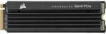 Corsair MP600 PRO LPX NVMe SSD 2 TB TLC M.2 2280 PCIe Gen4 mit K&uuml;hlk&ouml;rper
